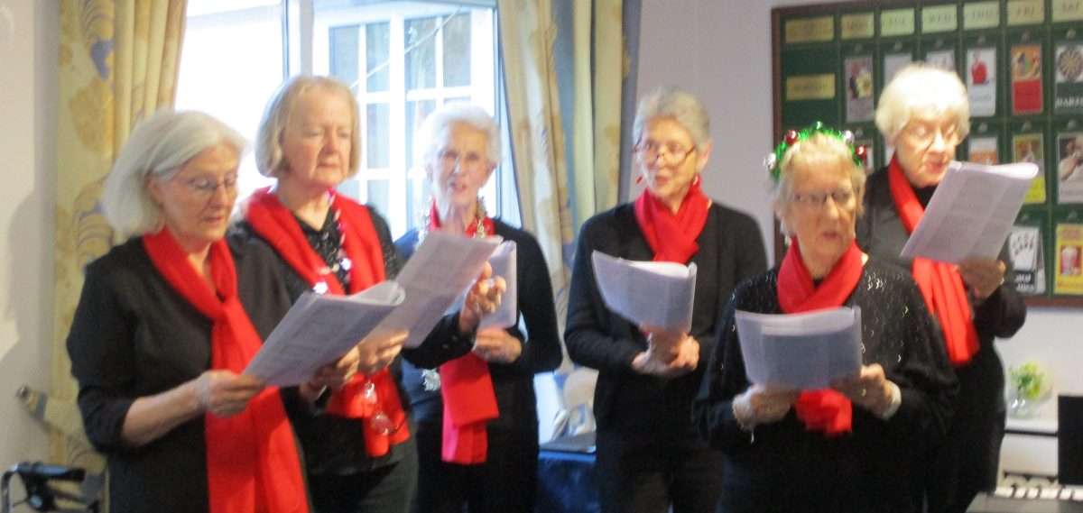A Heartwarming Christmas Choir Visit at Crossways Care Home